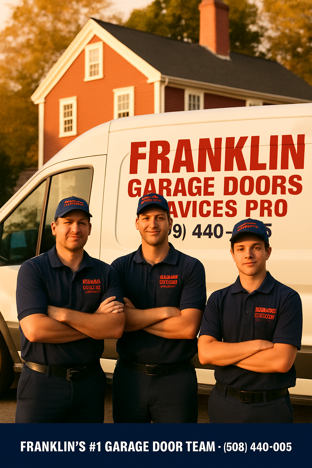 Professional garage door team in Franklin