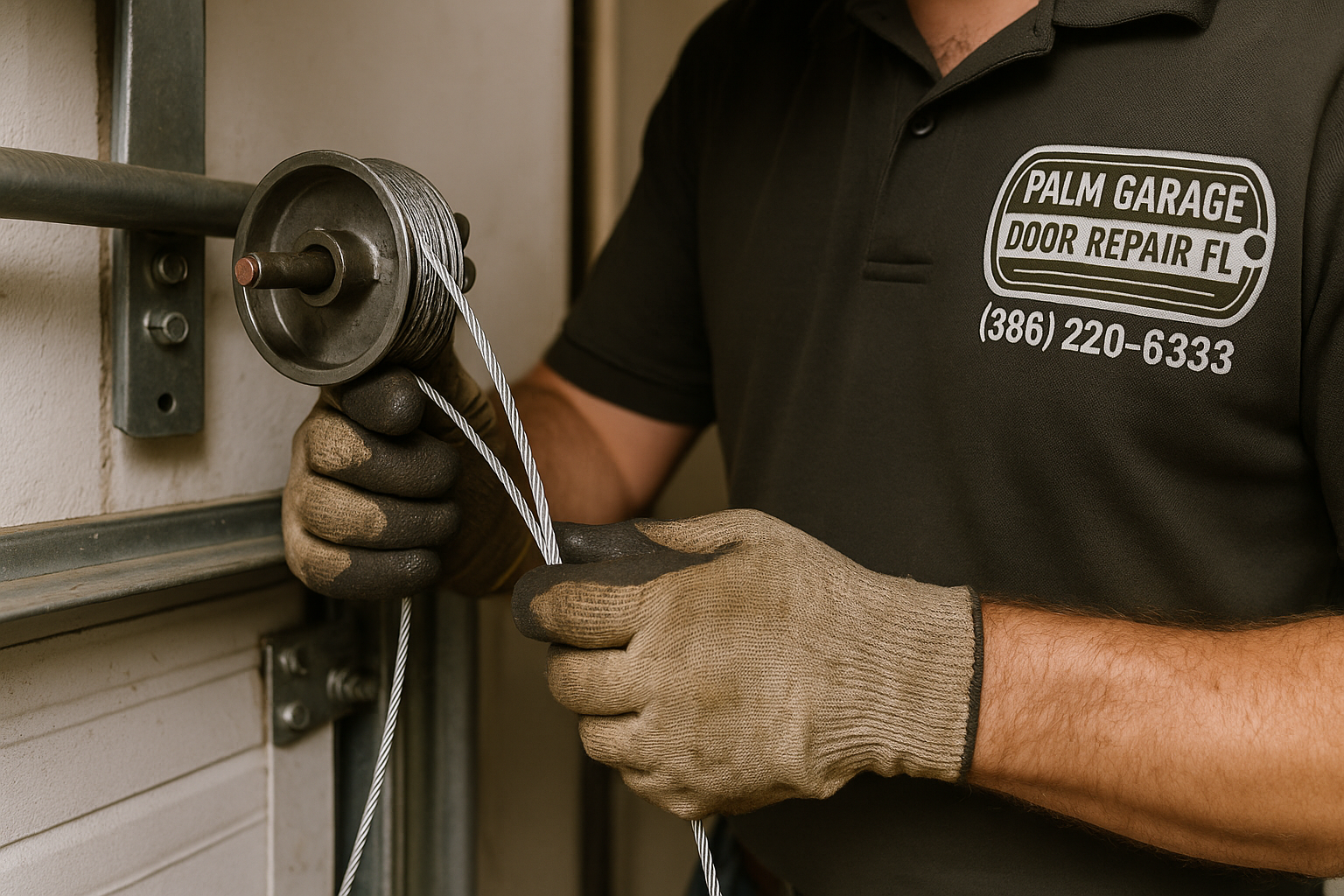 Garage Door Cable Repair in Westwood