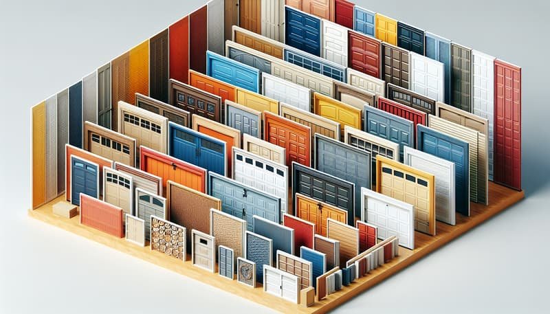 Garage Door Panel Replacement in Mapleville