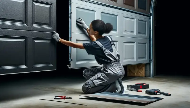 Garage Door Panel Replacement in Bellingham
