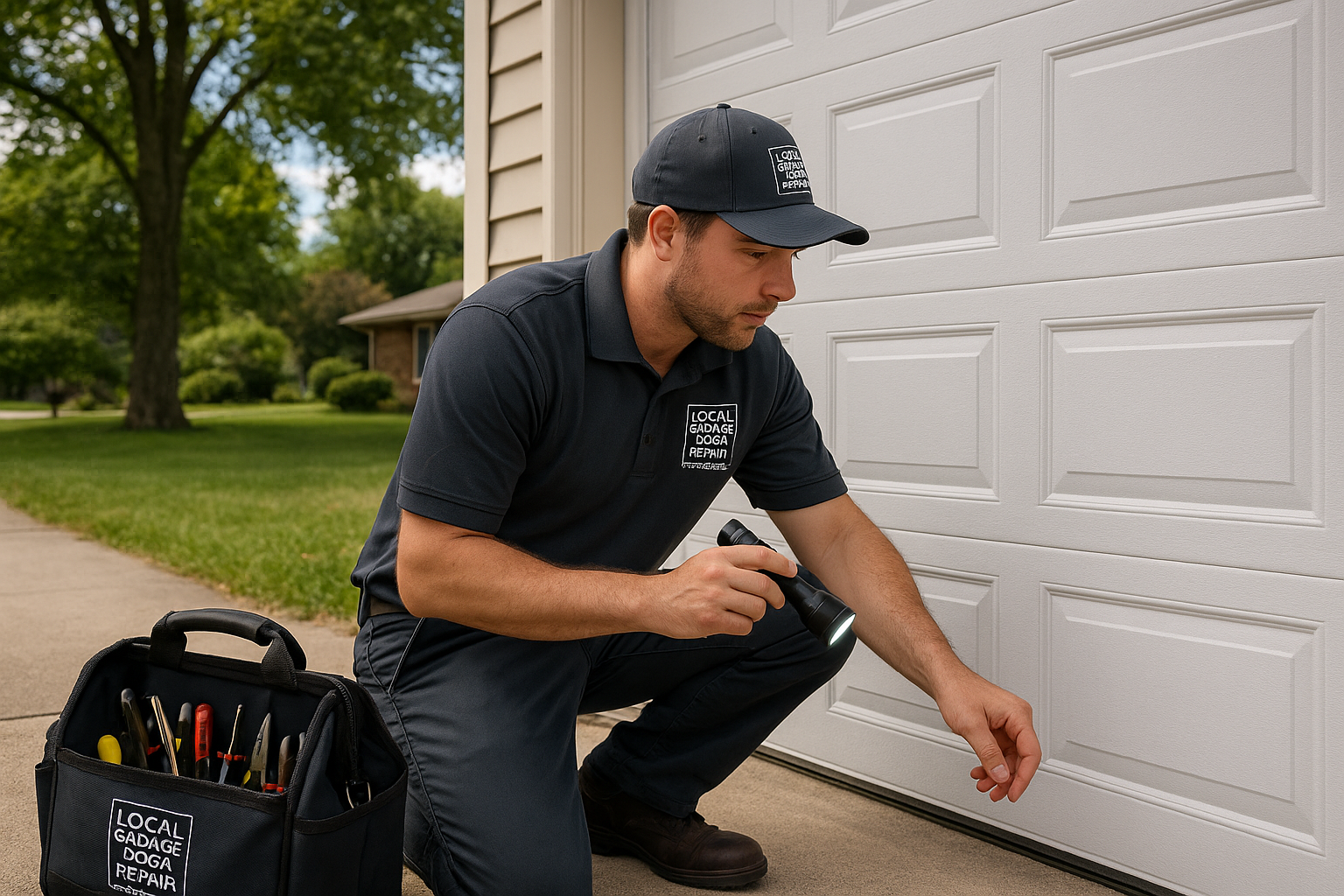 Garage door work in Franklin
