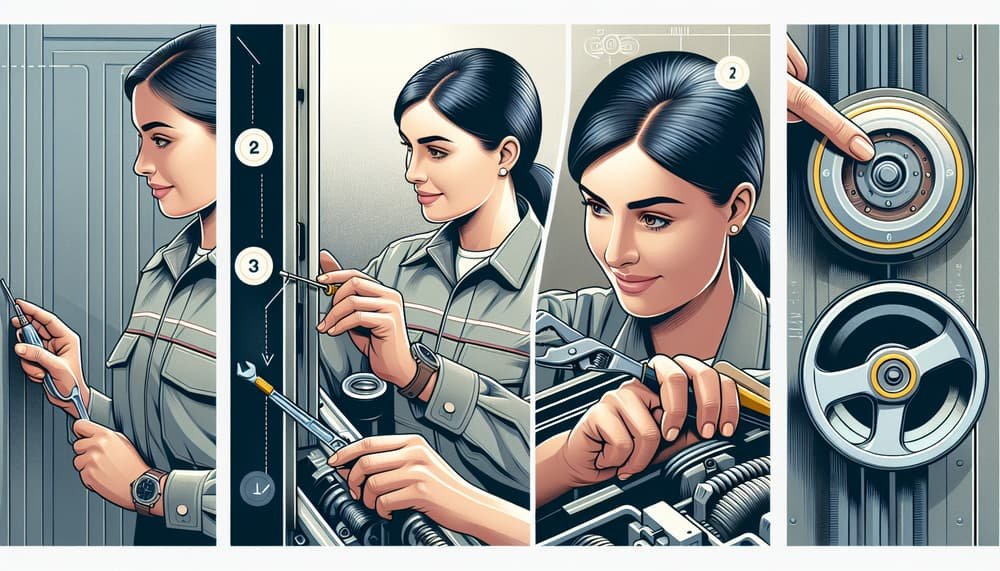 Garage door work in Linwood