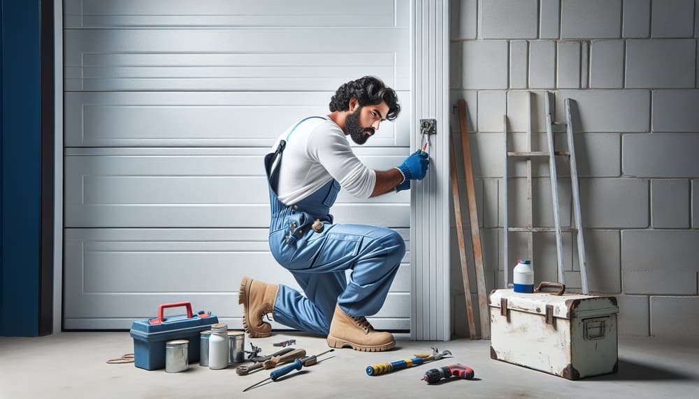 Garage door work in Blackstone