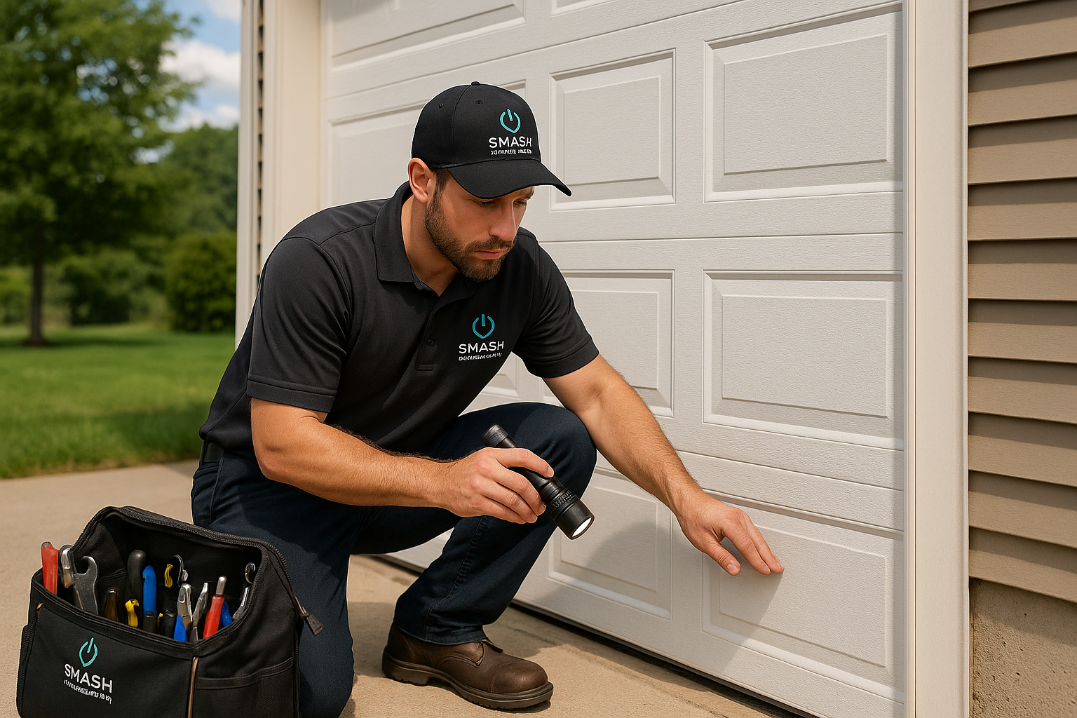 Garage door work in Wrentham