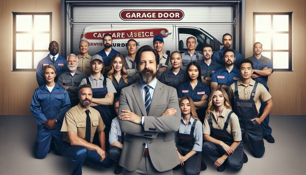 Professional garage door team in Franklin