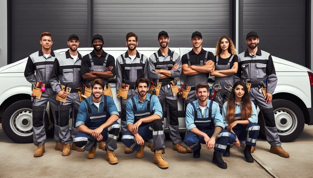 Professional garage door team in Franklin