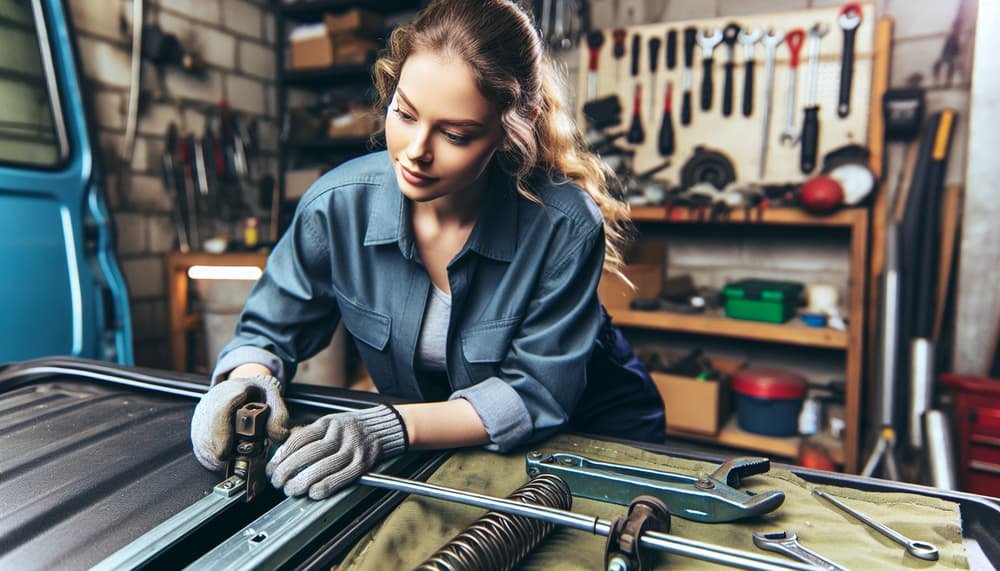 Garage door work in Natick