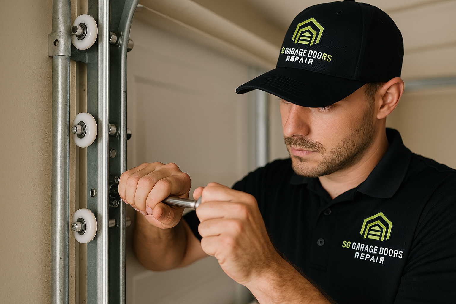 Garage Door Track Repair