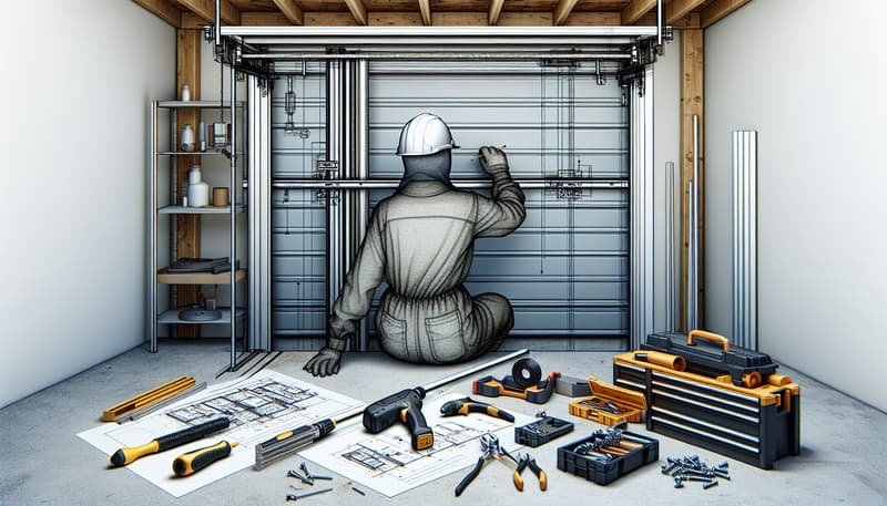 Garage Door Track Repair in Mansfield